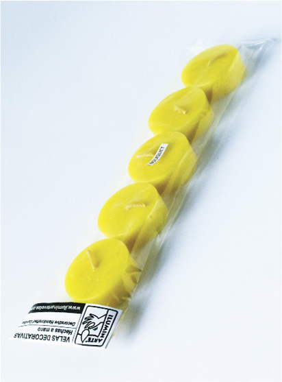 ACCESORIOS DECORATIVOS para velas, elaborados a mano - ILUMINARTE &reg;: VELAS DE PEBETERO / handmade decorative accessories for candles: cauldron candles