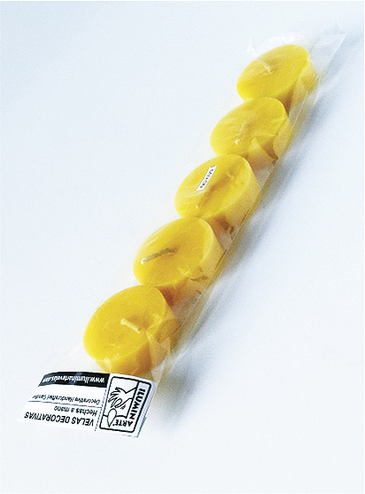 ACCESORIOS DECORATIVOS para velas, elaborados a mano - ILUMINARTE &reg;: VELAS DE PEBETERO / handmade decorative accessories for candles: cauldron candles