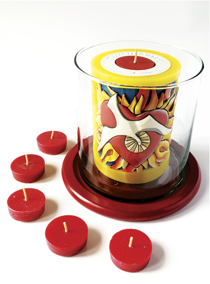 Vela Decorativa en Relieve: Espíritu Santo 1 / handmade candle: The Holy Spirit 1
